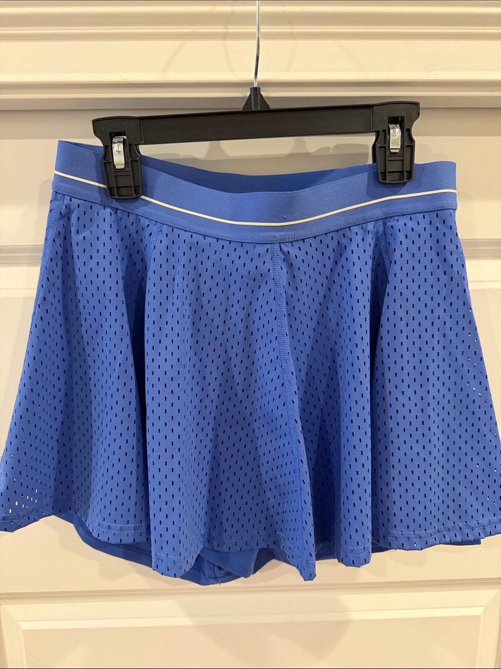 Wilson Royal Blue Mesh Tennis Skirt with White Trim